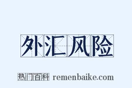 外汇风险是什么意思的图片